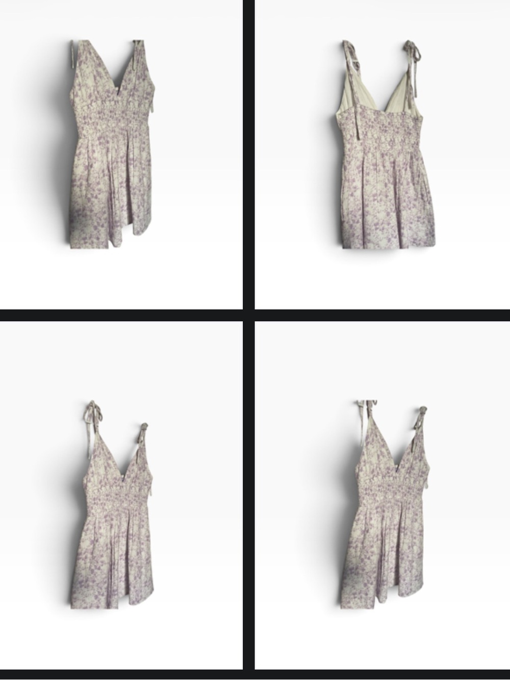Lavender tie back dress, super cute